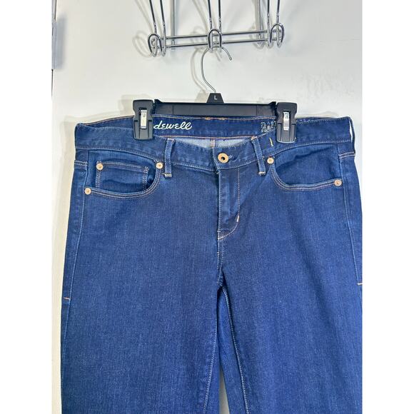 Madewell Jeans Size 29 Low Rise Dark Wash Rail Straight Preppy Officecore READ - Picture 2 of 9
